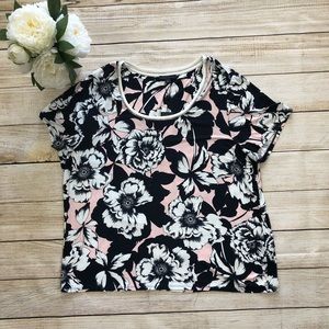 NWT Tommy Hilfiger 2x Top Summer Floral Stretch